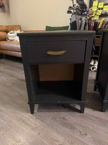 Photo of free Two nightstands - drawer missing (76102) #4