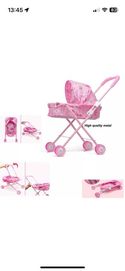 Photo of Child’s pram/pushchair and dolls (Black Dam RG21) #1