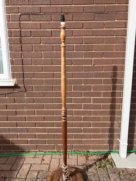 Photo of free Traditional wood standard lamp (Cleehill SY8) #1