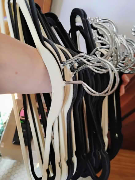 Photo of free Thin no-slip fuzzy hangers (NE Rochester, NY) #1