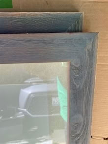 Photo of free Four large wood frames with glass (North Everett) #3