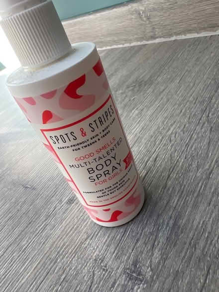 Photo of free Spots and Stripes Body Spray. About half left. (Southsea PO4) #2