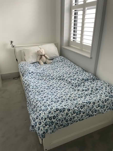 Photo of free White bed with drawers (Hampton Hill TW12) #2