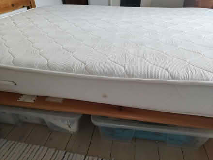 Photo of free standard size, double mattress and topper (Glemsford CO10) #2