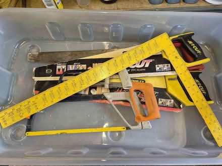 Photo of free Selection of saws and 1x square (Harley Shute TN38) #1