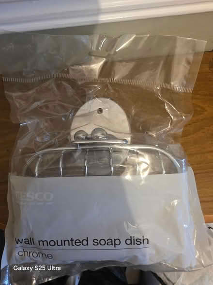 Photo of free Basket type wall mounted soap dish (metal, unused) (Brasside DH1) #1