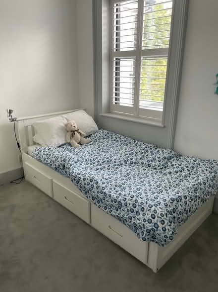 Photo of free White bed with drawers (Hampton Hill TW12) #1