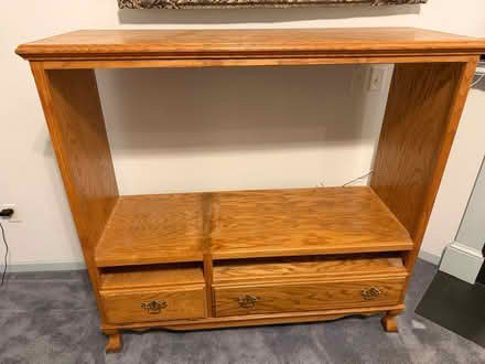 Photo of free Solid Oak Entertainment Center (Mount Joy) #3