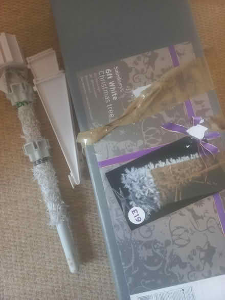 Photo of free White paper Christmas tree (Lower Tadmarton OX15) #1