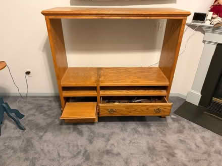 Photo of free Solid Oak Entertainment Center (Mount Joy) #1