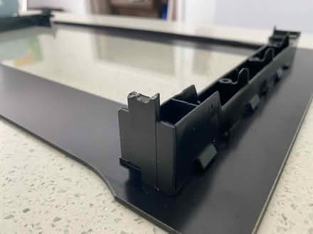 Photo of free AEG Inox m/w door glass assembly (Ropley SO24) #4
