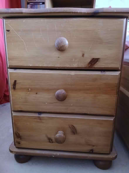 Photo of free Bedside chest of drawers (DA11) #1