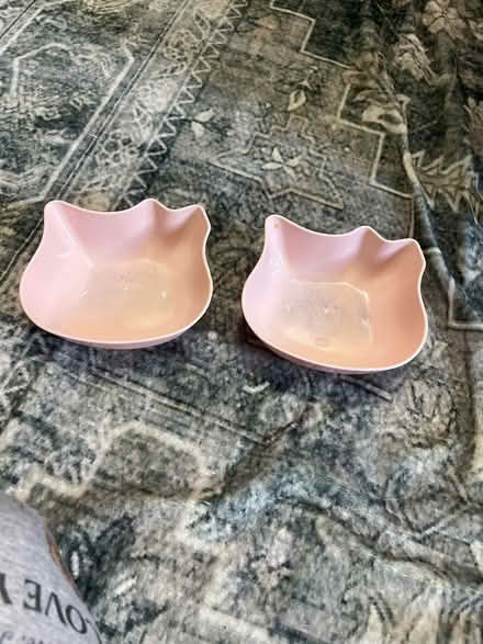 Photo of free Two pink cat bowls 2 (RG2 Shinfield) #1