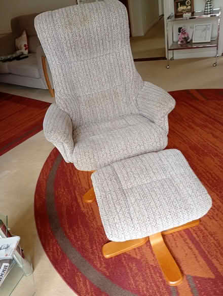 Photo of free Revolving easy chair and stool (Bathwick) #1