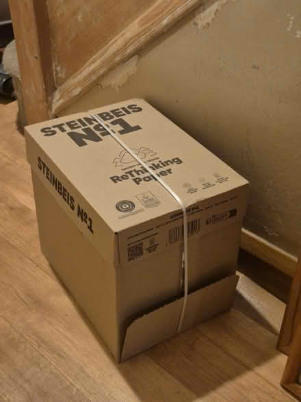Photo of free 5 reams of A4 paper - unbleached (ME9 Lower Halstow) #1
