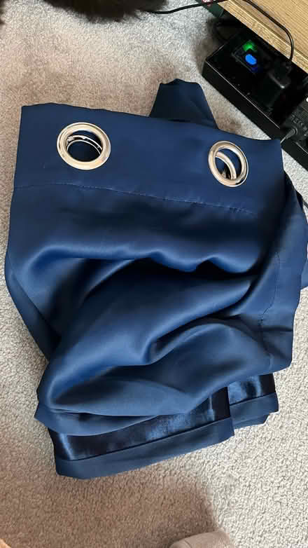 Photo of free Blue curtains (Harrow HA1) #1