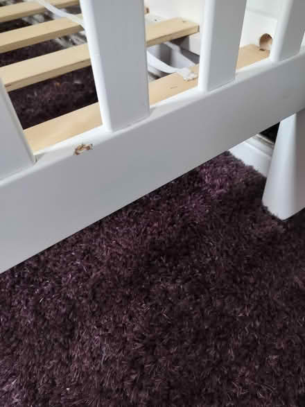 Photo of free Sleigh single bed and desk (Urmston) #4