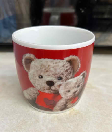 Photo of free Unused mug with cute teddy picture (Monks Hill CR2) #1