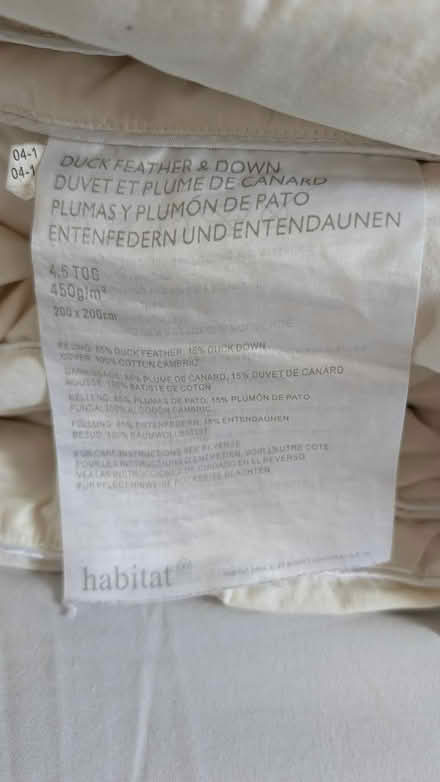 Photo of free All Seasons Double Duvet - Duck (King's Cross, N1) #2