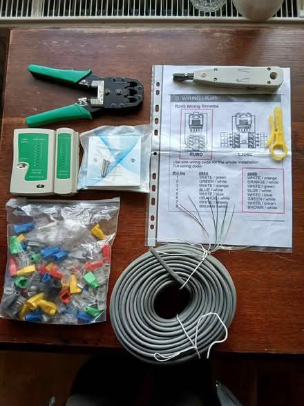 Photo of free DIY Ethernet cable (Near Penybont LD15) #1