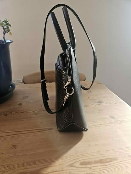 Photo of free Black vinyl laptop bag/work bag (Leeds LS15) #3