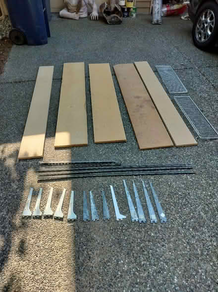 Photo of free Particle board shelves (Juanita (Kirkland)) #1
