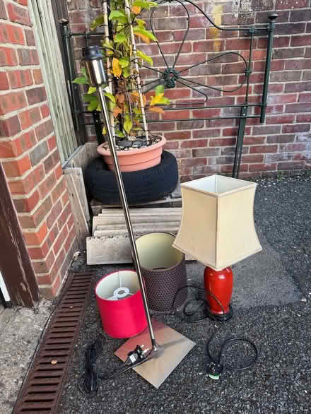 Photo of free Lamps and shades (New Marston OX3) #1