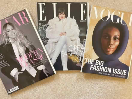 Photo of free Vogue, Elle and Bazaar September 2025 (Charlton SE18) #1