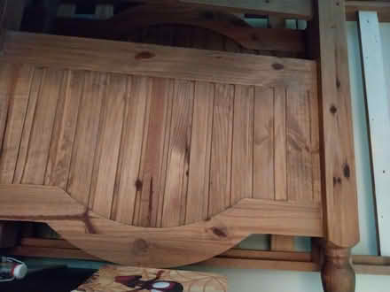 Photo of free Solid Mexican pine wooden single bed frame (Bloomfield) #1