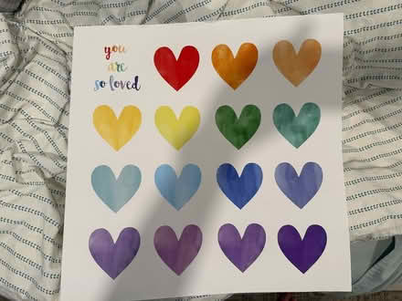 Photo of free 18x18 art/poster for girls room (Scarsdale) #1
