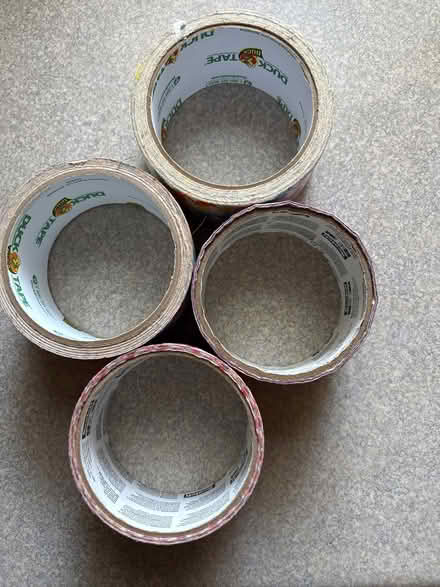 Photo of free Assorted patterned duck tape rolls (Central Etobicoke) #2