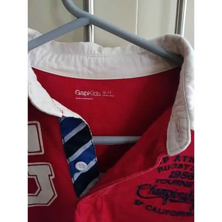 Photo of free Gap Kids Red Rugby Long Sleeve Top (South hampstead NW8) #3