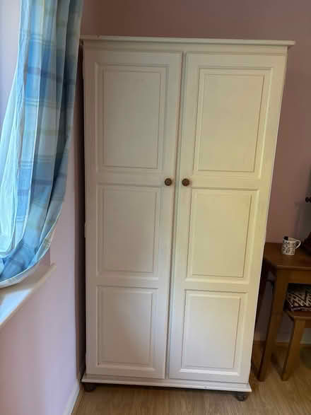 Photo of free Pine painted Wardrobe (Farnham Common SL2) #1