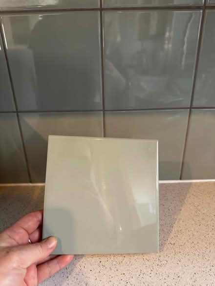 Photo of free Green square tiles and grout (Coalpit Heath BS36) #3