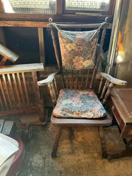 Photo of free Wooden carvery chair (CM3 East Hanningfield.) #1