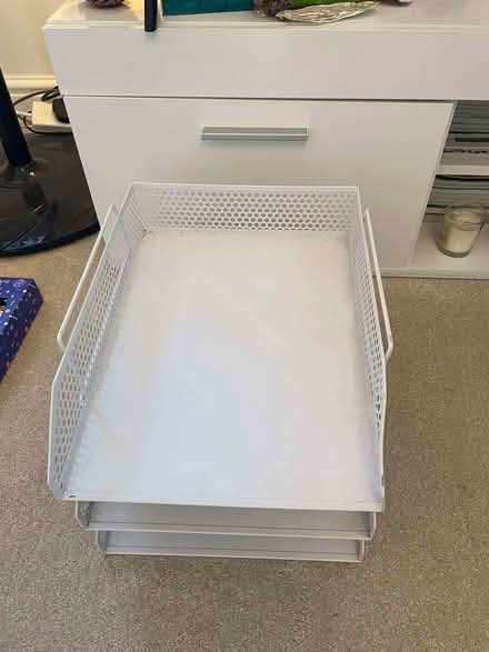 Photo of free 3-tier A4 size file in tray White (Charlton SE18) #2