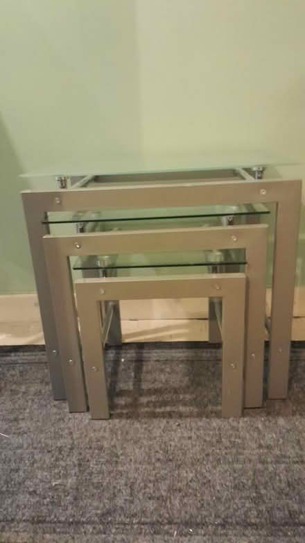 Photo of free Glass nest of tables (Ruislip HA4) #2