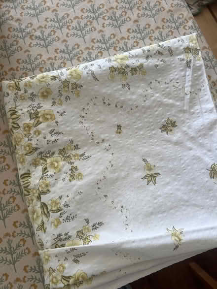 Photo of free Large square tablecloth (Stanway, CO3) #4