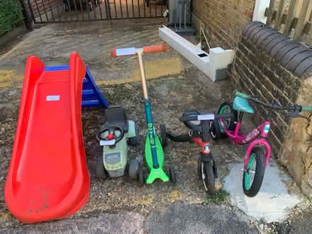 Photo of free Children’s Slide & bikes (Dee SW15) #1