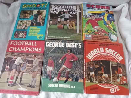Photo of free 11 Vintage Hardback Soccer / Football Annuals (Gidlow WN6) #1
