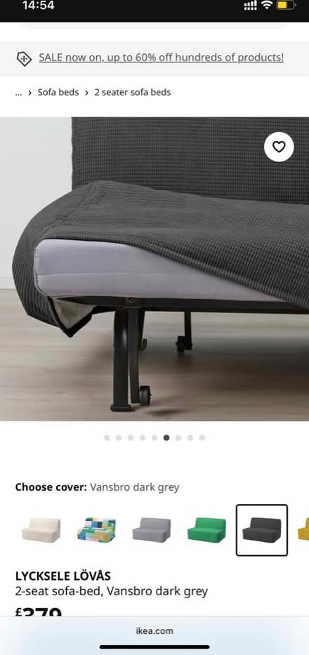 Photo of free IKEA sofa bed (N1) #4