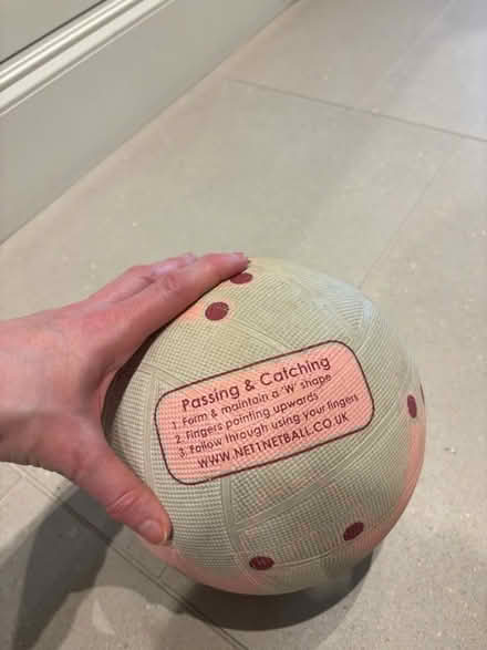 Photo of free Netball training ball (Widcombe) #4