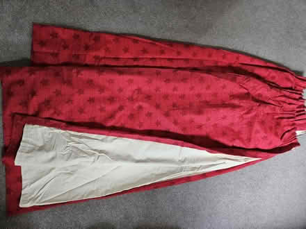 Photo of free Pair of Next kids red star black out curtains (Mickleover DE3) #2