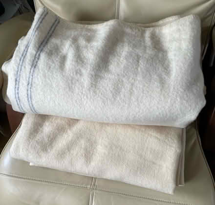 Photo of free 2 Vintage All Wool Blankets (Newtown SY16) #1