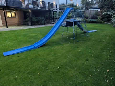 Photo of free Climbing frame with 2 slides and slide extensions (Bramhope LS16) #2