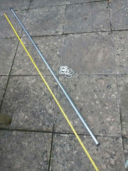 Photo of free Spring loaded shower curtain rail and hooks (Bathampton) #1