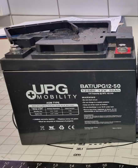 Photo of free Mobility scooter battery #2 (Chester CH2) #1