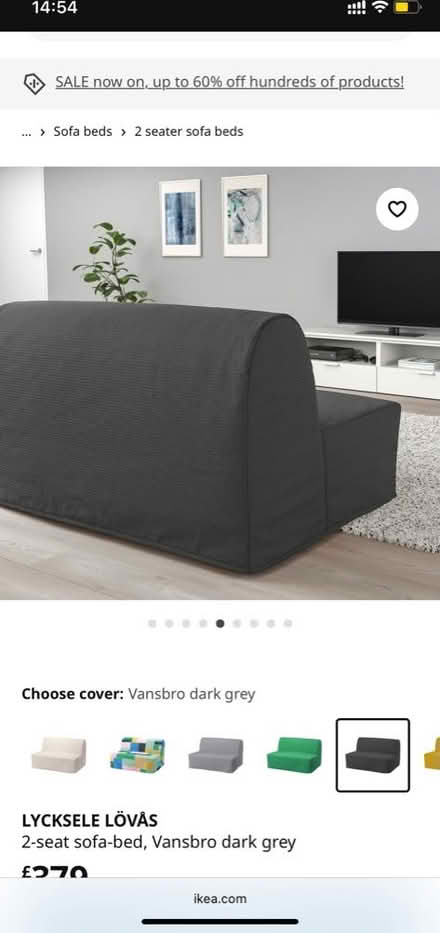 Photo of free IKEA sofa bed (N1) #3