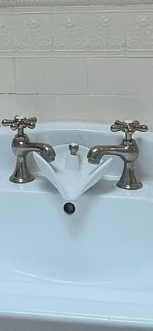 Photo of free bathroom sink and faucet (D St. and 6th St. NE) #3