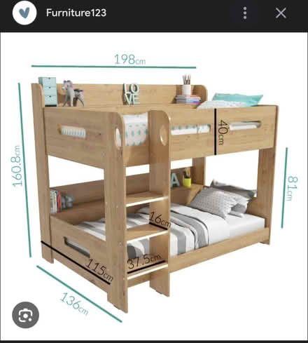 Photo of free Bunk bed, no mattresses (Blackbird Leys OX4) #1